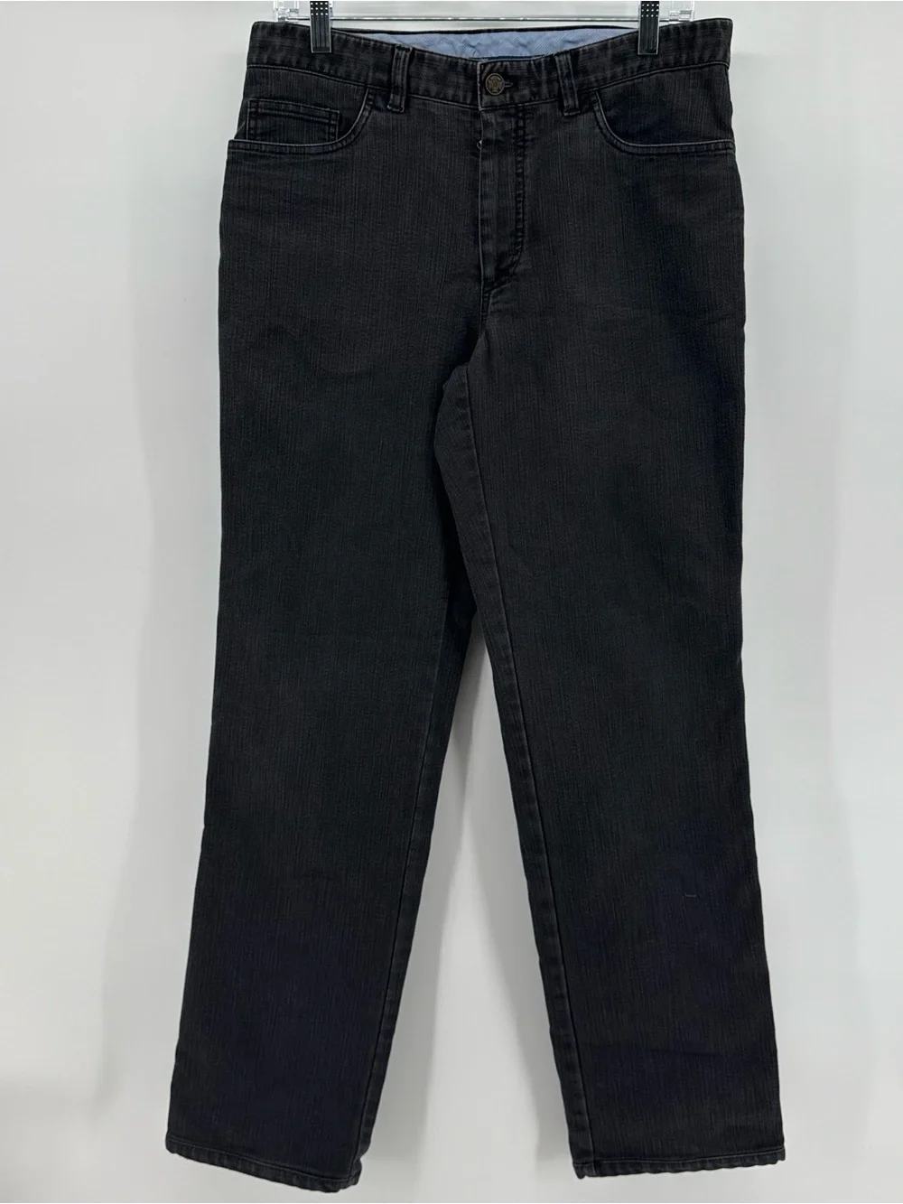 Brioni Jeans Mens 32x32 Black Grey Marmolada Denim Stretch Italy Luxury